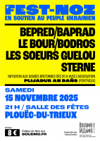 4e fest-noz en soutien au peuple ukrainien à Plouec du Trieux le 15 novembre 2025